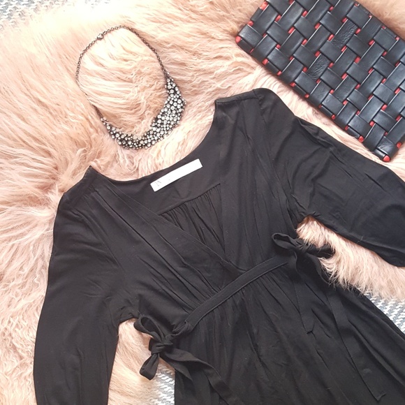 Zara Dresses & Skirts - Zara V-Neck Black Babydoll Dress